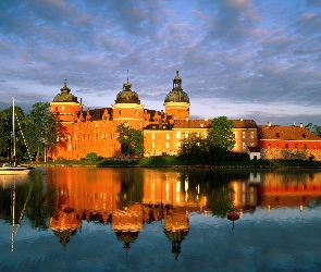Jezioro, Żaglówka, Zamek