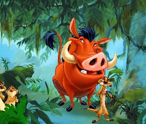 Król Lew, Pumba, Timon, The Lion King