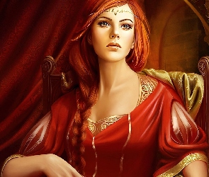 Diadem, Warkocz, Dziewczyna