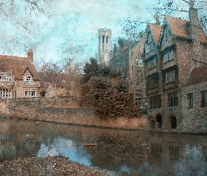 Rzeka, Cegła, Wille, Czerwona