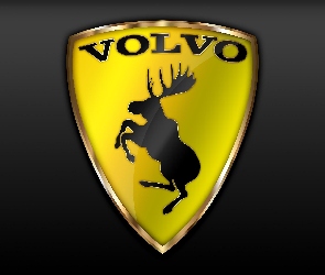 Emblemat, Volvo, Łoś, Samochodowy