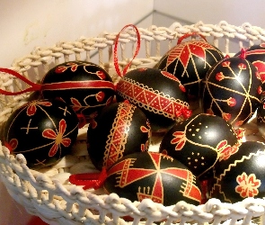 Wielkanocne, Pisanki, Koszyk