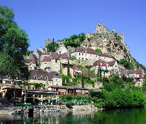 Beynac, Woda, Architektura, Francja