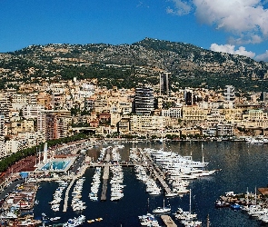Port, Miasta, Monako, Panorama