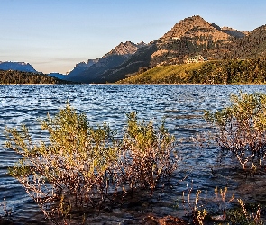Park Narodowy Waterton Lakes, Jezioro, Góry, Hotel Księcia Walii Prince of Wales, Kanada