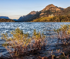 Kanada, Jezioro, Hotel Księcia Walii Prince of Wales, Góry, Park Narodowy Waterton Lakes