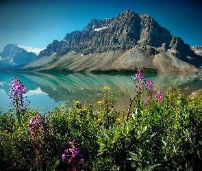 Jezioro Alberta, Kanada, Góry
