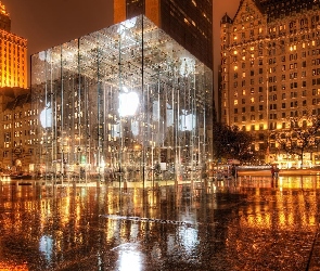Apple Store, Nowy Jork, Drapacze Chmur