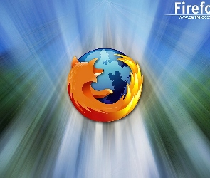 przeglądarka, FireFox, lis, ogień, grafika