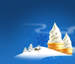 KFC, Wafelki, Dwa, Lody