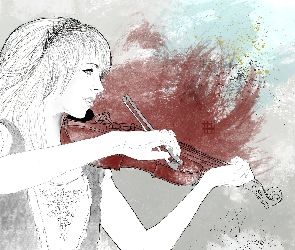 Skrzypce, Rysunek, Lindsey Stirling
