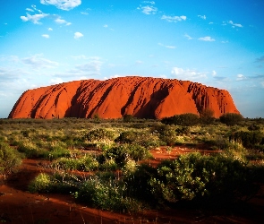 Uluru, Skrub, Skała, Czerwona