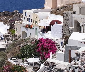 Domy, Santorini