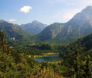 Lasy, Jezioro, Góry