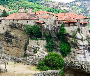 Klasztor, Meteora, Skała