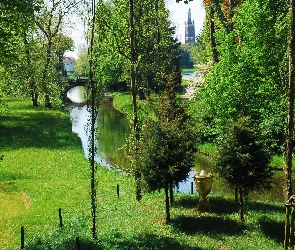 Alejki, Most, Park, Rzeka