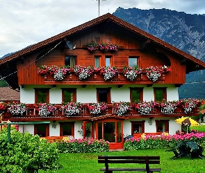 Góry, Ogród, Agroturystyczne, Gospodarstwo, Bawaria