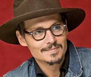 Okulary, Kapelusz, Johnny Depp