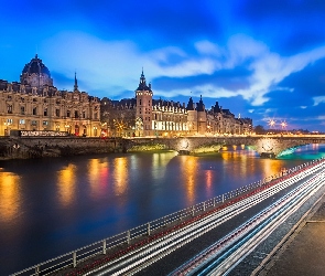 Paryż, Rzeka, Most, Francja