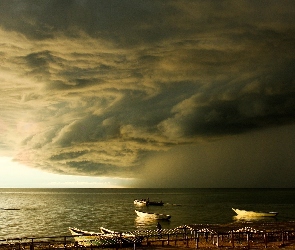 Łodzie, Rybackie, Morze