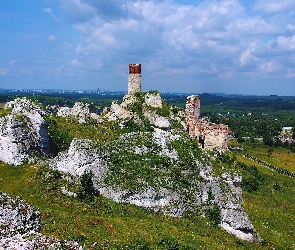 Miasta, Panorama, Skały, Ruiny