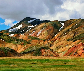 Chmury, Góry, Kolorowe