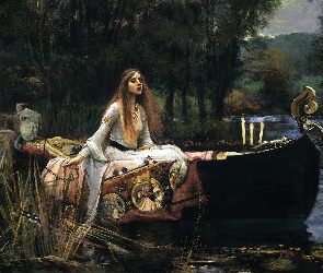 Obrazów, Łódka, Dama, Isabella Morawetz, Reprodukcje