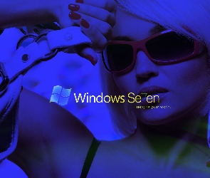 Kobieta, Windows 7, Logo