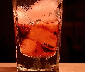 Lodu, Kostki, Pomarańczowy, Drink