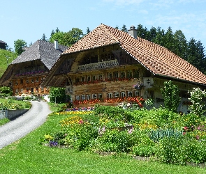 Ogród, Szwajcaria, Dom