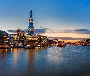 Rzeka, Anglia, Londyn, Miasto