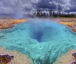 Park Narodowy Yellowstone, Gorące źródło, Stany Zjednoczone