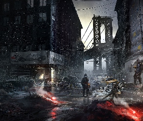 Miasto, Zołnierze, The Division, Artwork