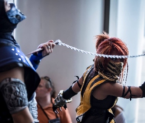 Mortal Kombat, Cosplay, Sub-Zero, Scorpion