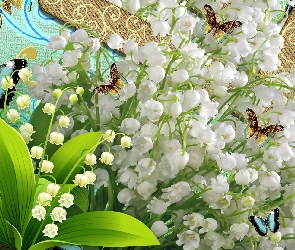 Konwalie, Motyle