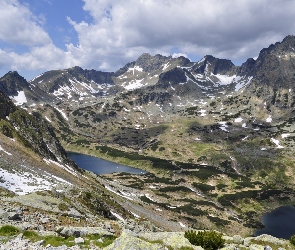 Góry, Chmury, Jezioro