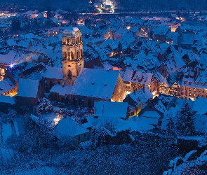 Kaysersberg, Austria, Noc, Panorama