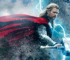 Thor, Piorun, Chris Hemsworth, Mroczny Świat