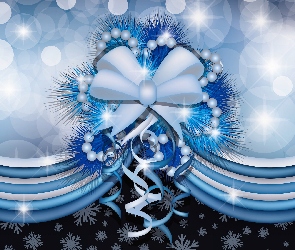Boże Narodzenie, Dekoracja, Niebieska