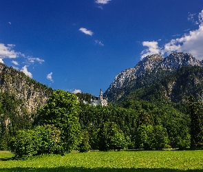 Niemcy, Bawaria, Zamek, Neuschwanstein