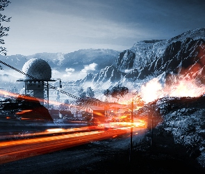 Droga, Drzewa, Battlefield 3