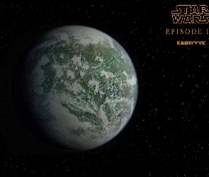 ciemno, kosmos, Star Wars, planeta