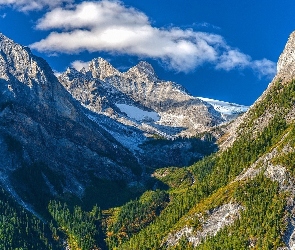 Chmury, Drzewa, Góry