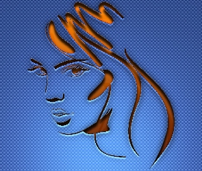 Kobiety, Grafika, Twarz