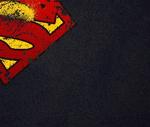 Tło, Czarne, Supermen, Logo