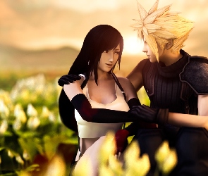 Final Fantasy, Cloud, Tifa Lockhart