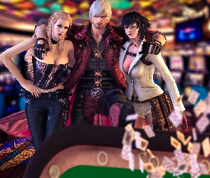 Devil May Cry, Lady, Trish, Dante