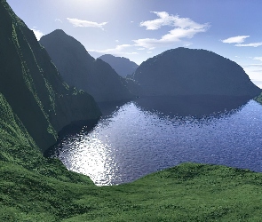 Góra zielona, Jezioro