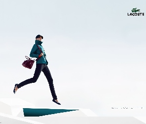 torebka, płaszczyk, Lacoste, kobieta