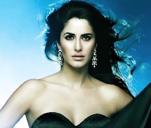 Brunetka, Kolczyki, Katrina Kaif